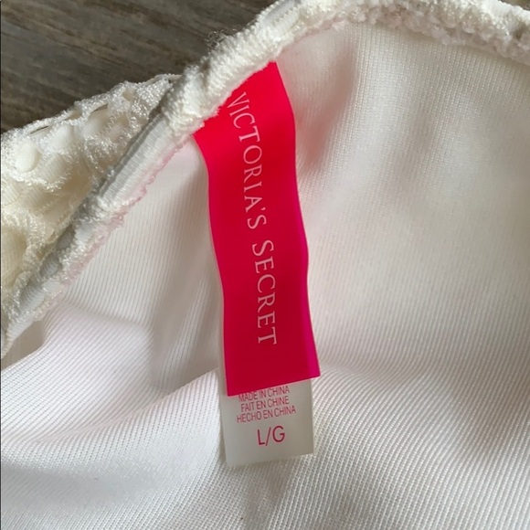 Women's Victoria’s Secret Lace Strapless Bikini Swimsuit Small Large - Picture 15 of 15